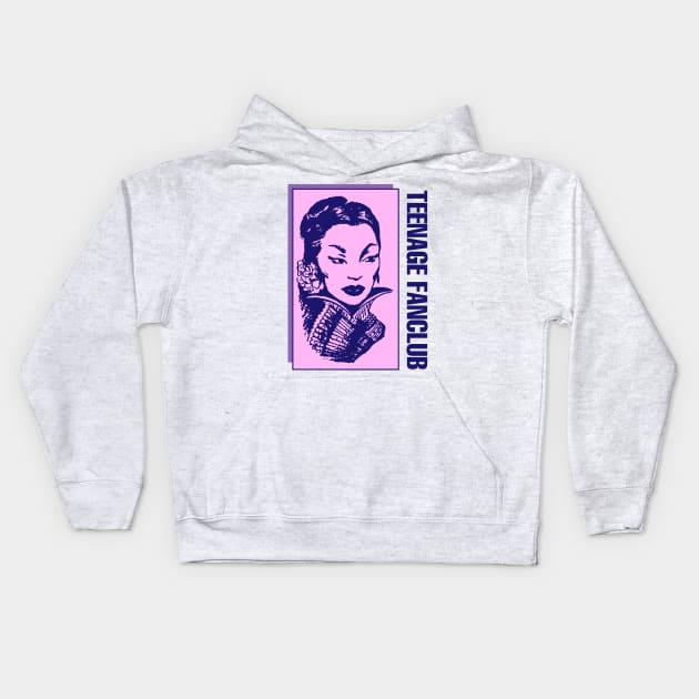 Teenage Fanclub - Oriental - Tribute Artwork Kids Hoodie by Vortexspace